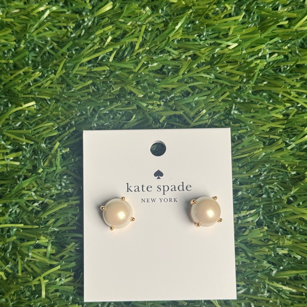 Kate Spade Pearl Gumdrop Studs